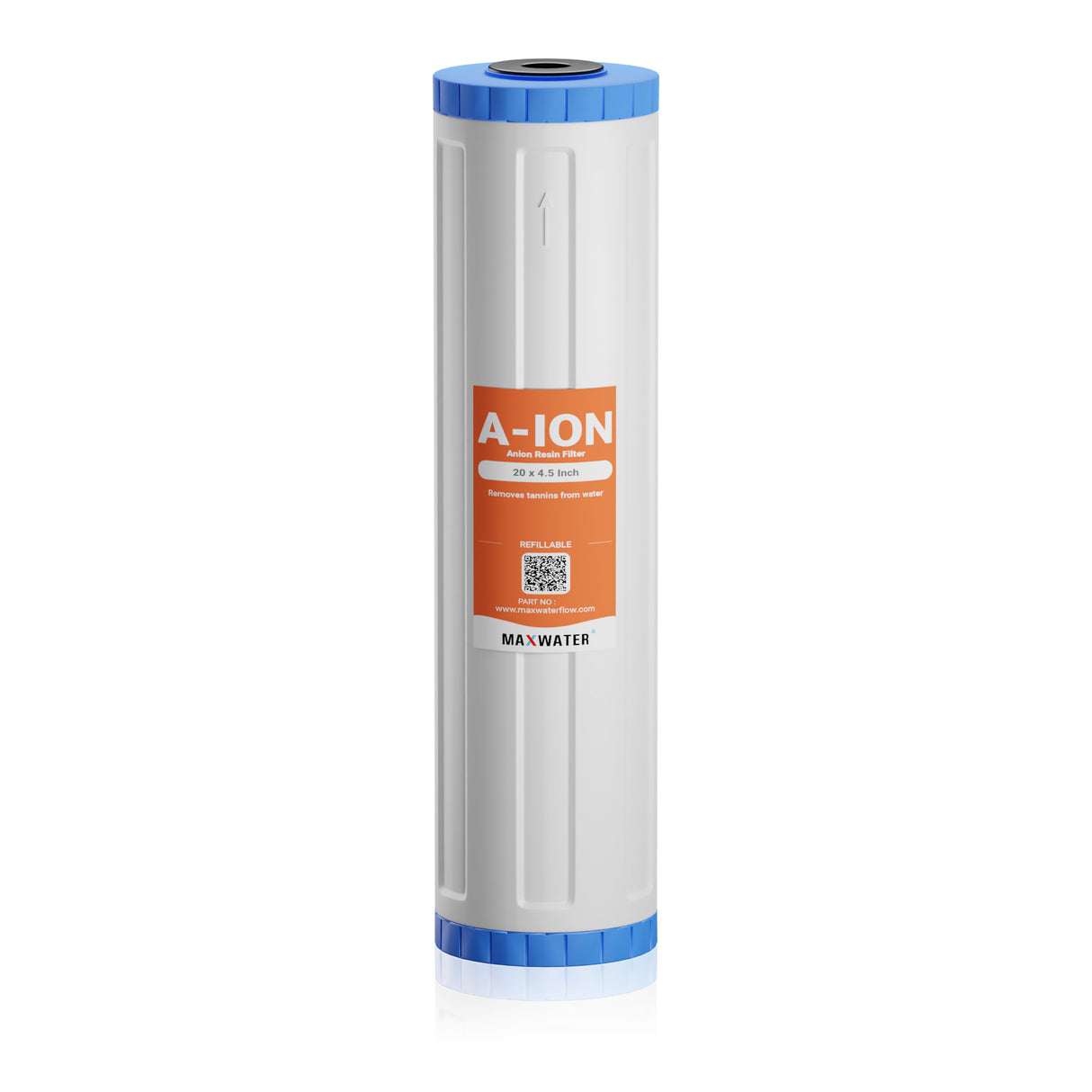 Anion resin tannin reduction