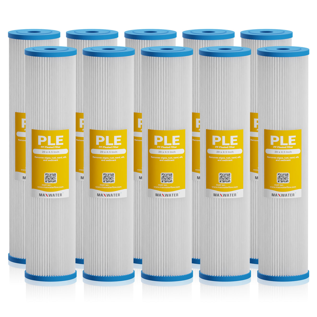 pleated filter 10 pack