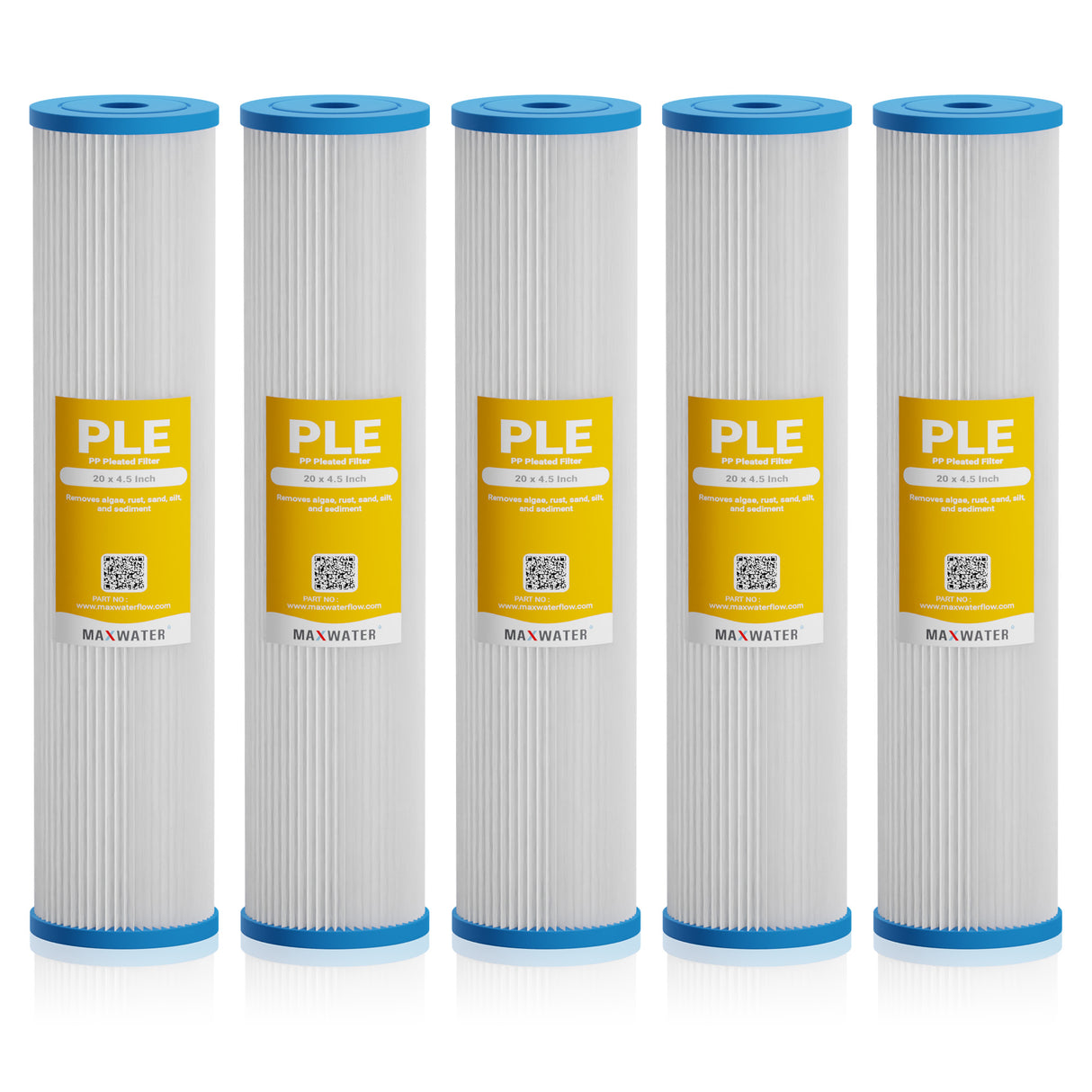 5 pack pleated filters