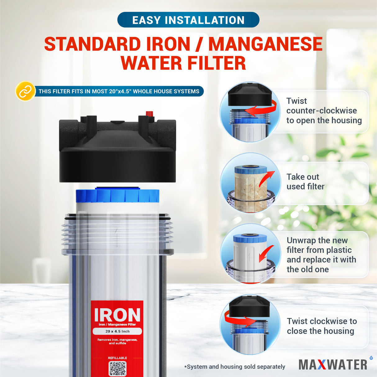 iron filter for well water