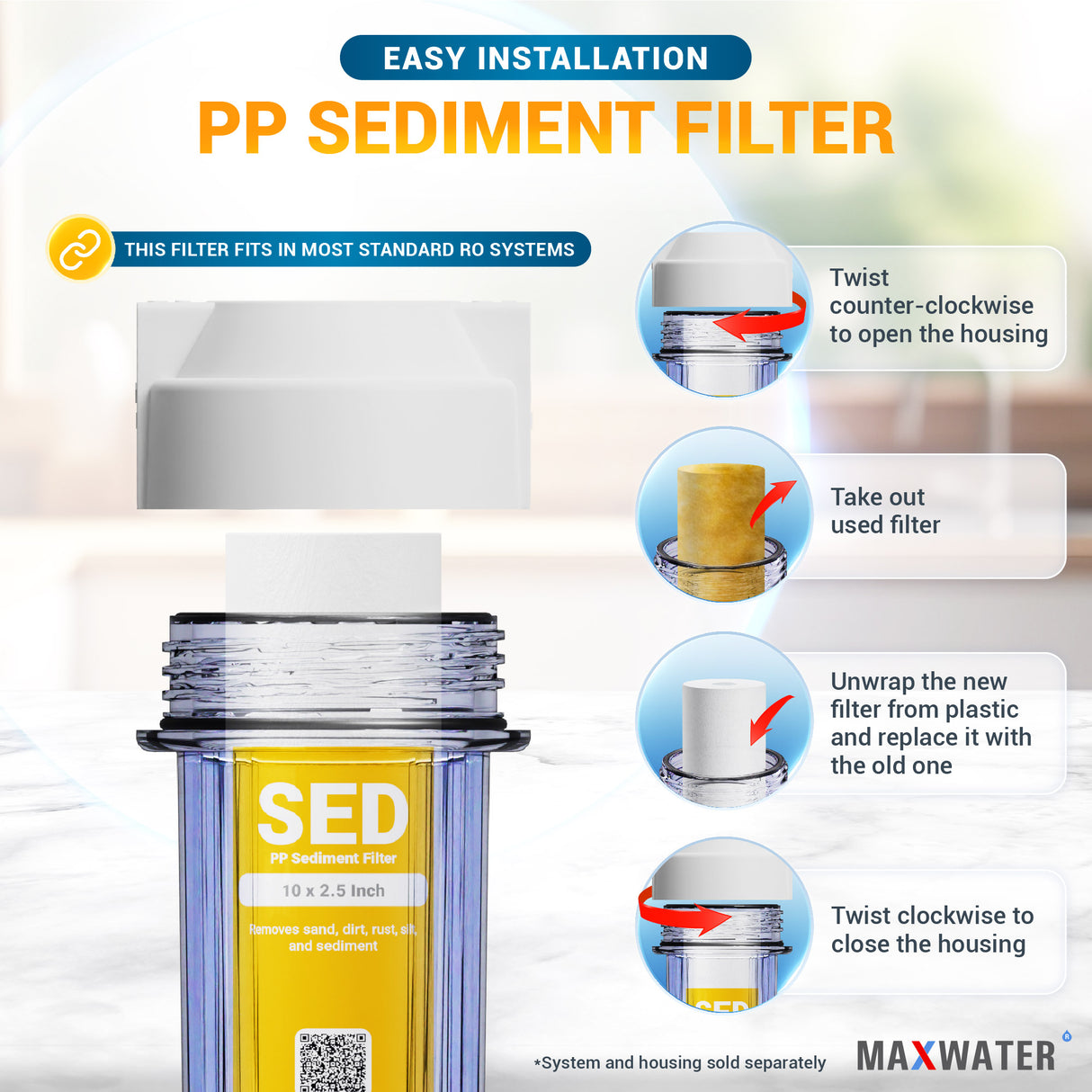 filter for sediment