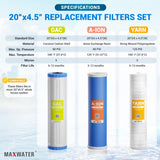 tannin water filter cartridges