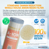 tannin filter cartridge anion resin